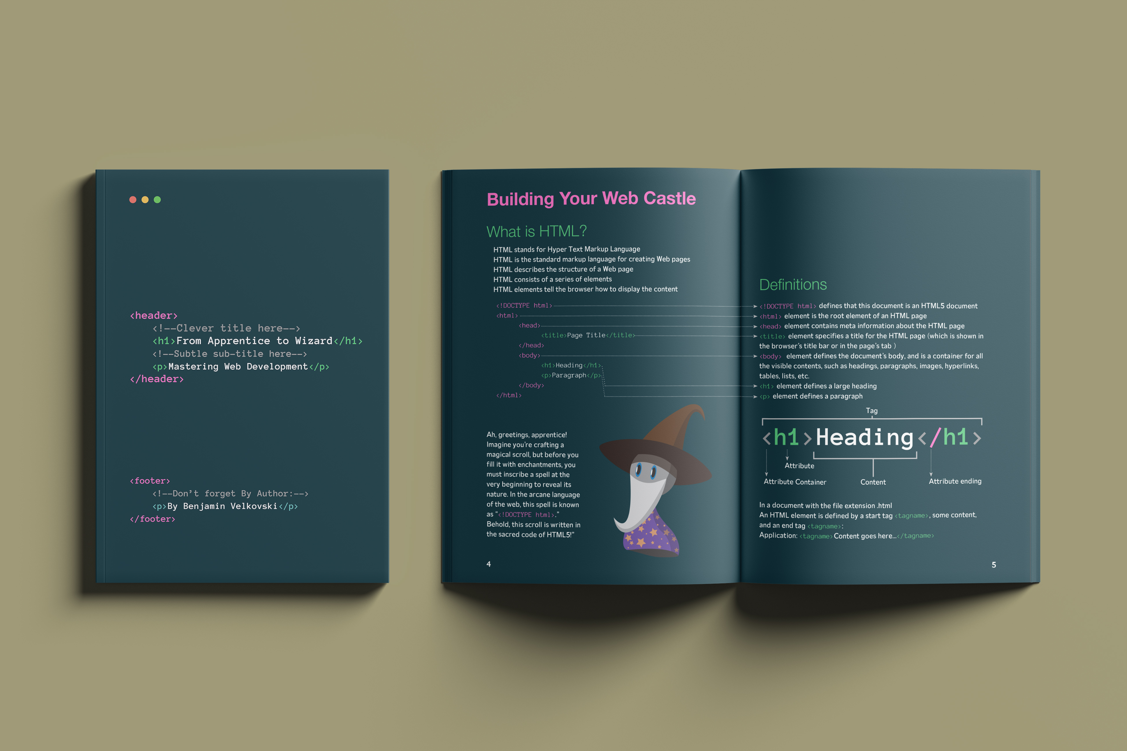 web book mockup