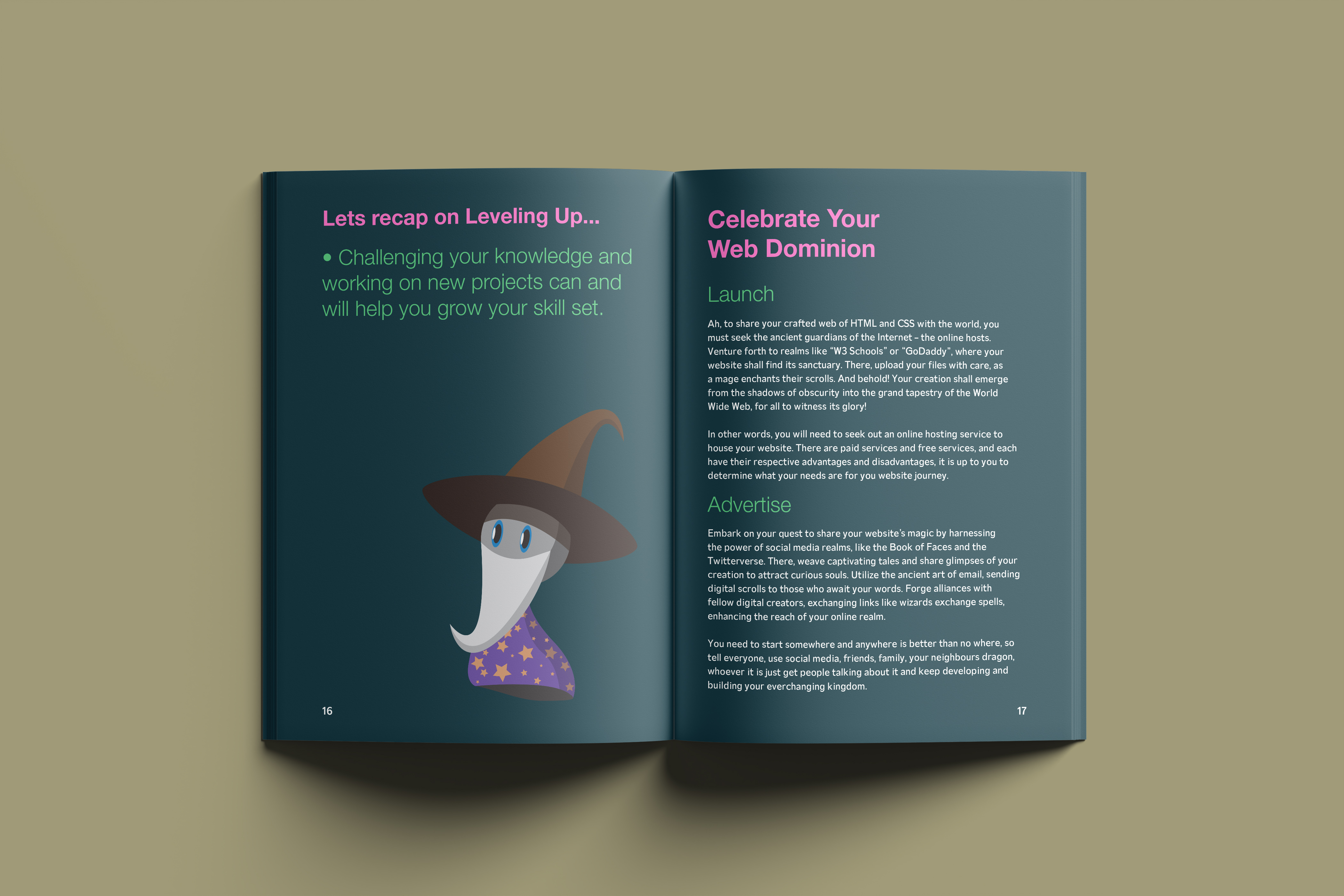 web design book mockup